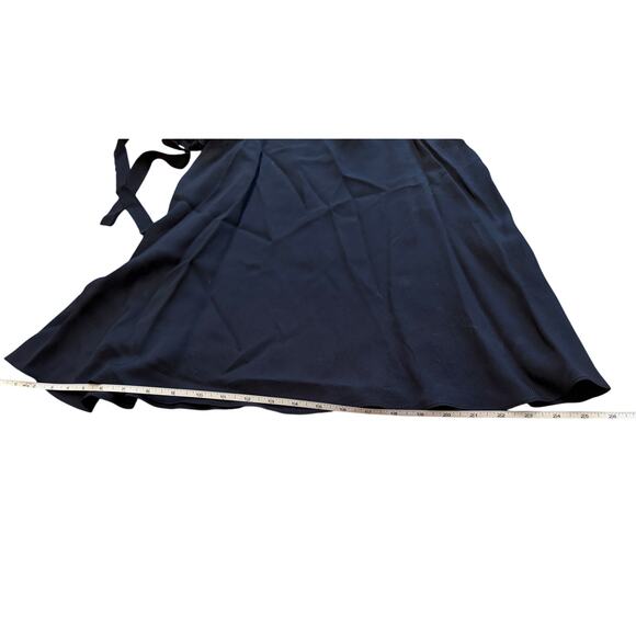 Helmut Lang Navy Textured A-Line Tank Top - XS